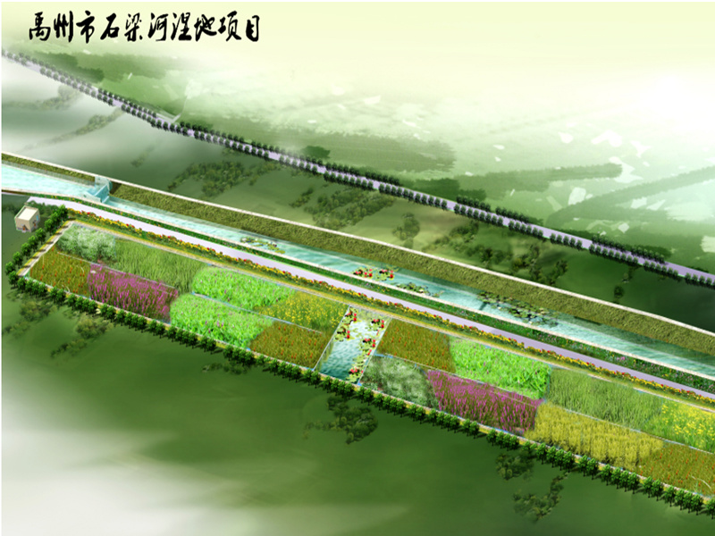 強化脫氮除磷人工濕地